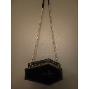 spirit halloween coffin purse